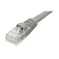 Ziotek CAT5e Enhanced Patch Cable with Boot 7ft Gray 119 5163